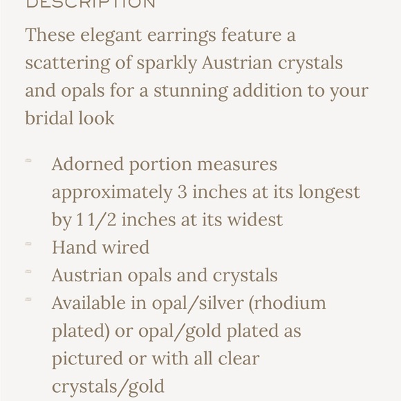 Twigs and Honey Kora Chandelier Earings - Picture 2 of 2